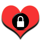 Love Amour Heart Lock Screen icône