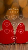 Love Amour Heart Lock Screen capture d'écran 3
