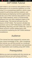 Learn SAP Hana Full Course capture d'écran 1