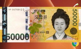 South Korea money calculator Affiche