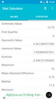 Stat Calculator capture d'écran 1