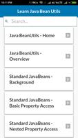 Learn Java Bean Utils poster