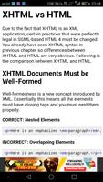 Learn XHTML imagem de tela 1