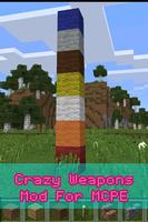 Crazy Weapons Mod For MCPE poster