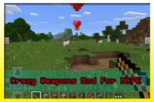 Crazy Weapons Mod For MCPE ภาพหน้าจอ 1