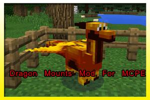 Dragon Mounts Mod For MCPE Poster