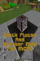 Block Placer &Breaker Mod MCPE Affiche