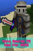 Poster More Swords PE Mod For MCPE