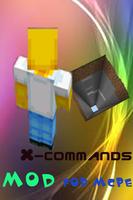 X-Commands Mod For MCPE Cartaz