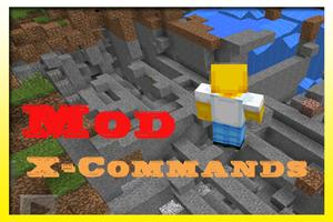 X-Commands Mod For MCPE imagem de tela 1