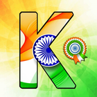 Indian Flag Letter Alphabets biểu tượng
