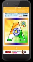 Indian Flag Letter Alphabets capture d'écran 1