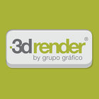 3D Render ícone