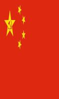 China Flag Affiche