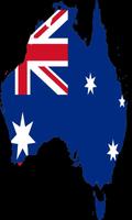 Australia Flag Affiche