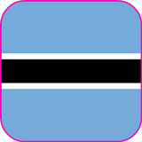 Botswana Flag icône