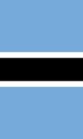 Botswana Flag โปสเตอร์