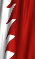 Bahrain Flag Affiche