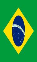 Brazil Flag Affiche