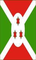 Burundi Flag Affiche