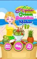 Cream Smoothie Maker -Kid Game Cartaz
