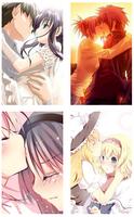 Anime Kiss Wallpaper स्क्रीनशॉट 1