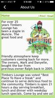 Timbers Lounge تصوير الشاشة 3