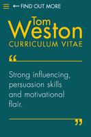 Tom Weston Curriculum Vitae पोस्टर