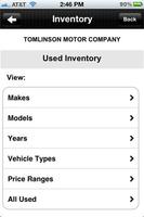 برنامه‌نما Tomlinson Motor Co. عکس از صفحه