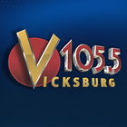 V105.5 Vicksburg Zeichen