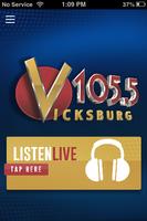 V105.5 Vicksburg Plakat