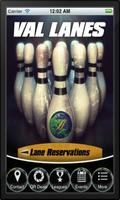 Val Lanes Bowling poster