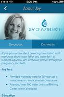 Joy of Waterbirth capture d'écran 3