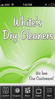 White's Dry Cleaners poster