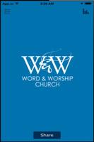 Word & Worship Church Affiche
