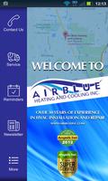 Air Blue Heating & Cooling Cartaz