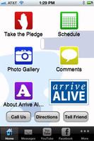 Arrive Alive App poster