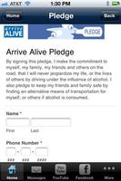 Arrive Alive App screenshot 1