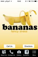 Poster Bananas Fancy Dress