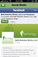 BeFit Nutrition Works capture d'écran 3