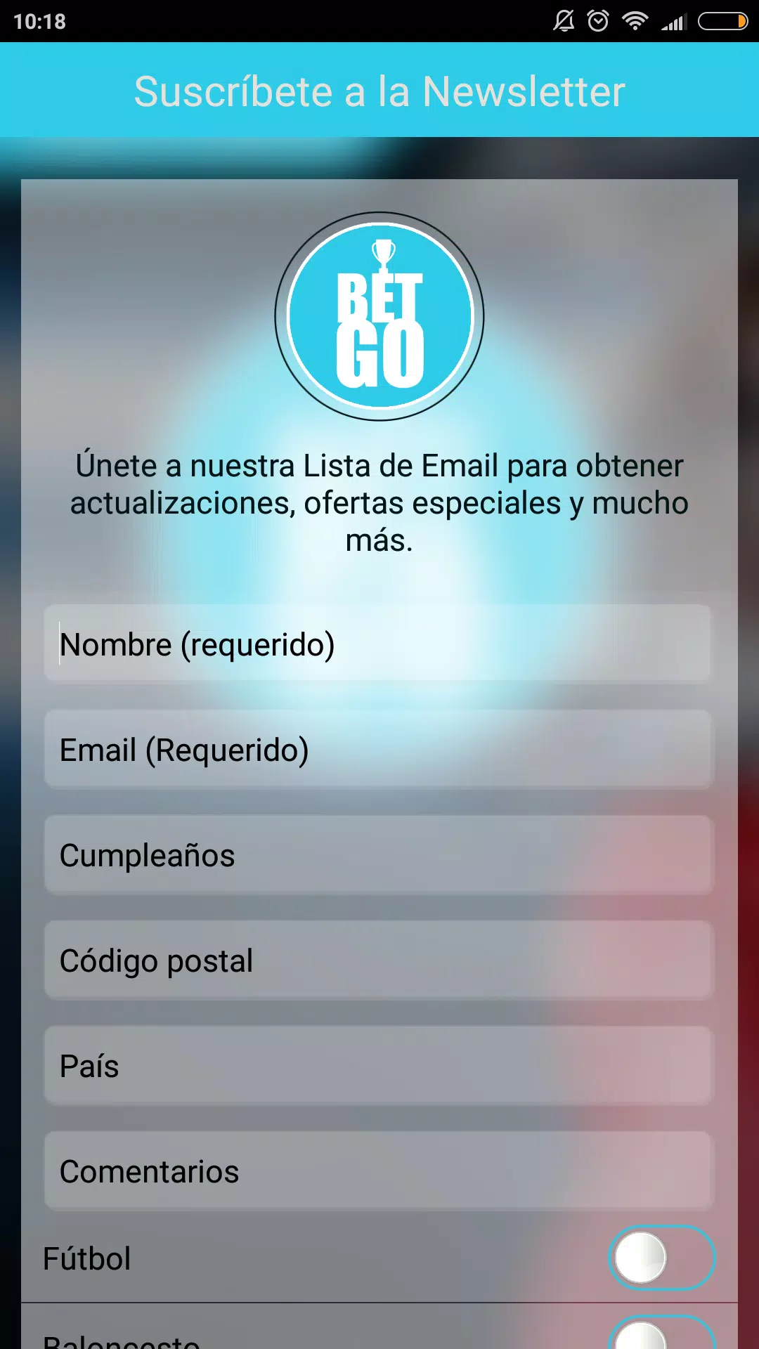 Betgol APK (Android App) - Baixar Grátis
