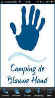 Camping de Blauwe Hand poster