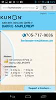 Kumon Barrie Mapleview poster