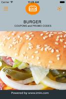 Burger Coupons - I'm In! plakat