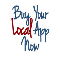 Buy Your Local App Now Affiche