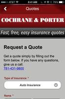 Cochrane and Porter Insurance 截图 2