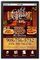 Cafe Gallo plakat