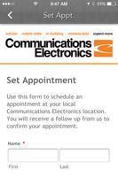 Communications Electronics capture d'écran 2