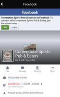 The Cornerstone Sports Pub imagem de tela 1