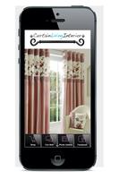 Curtain Living Interior Affiche